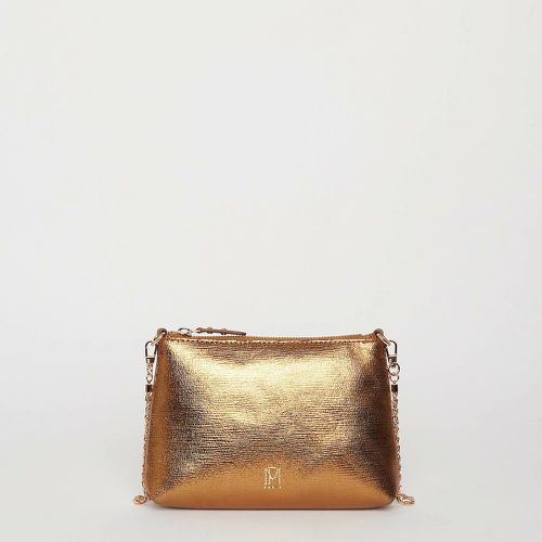 Serion Lizard Print Clutch Bag in Leather with Zip Fastening - PETITE MENDIGOTE - Modalova