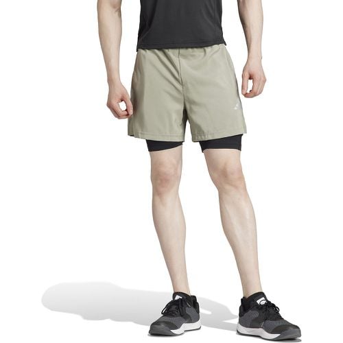 Recycled 2-in-1 Gym Shorts - adidas performance - Modalova