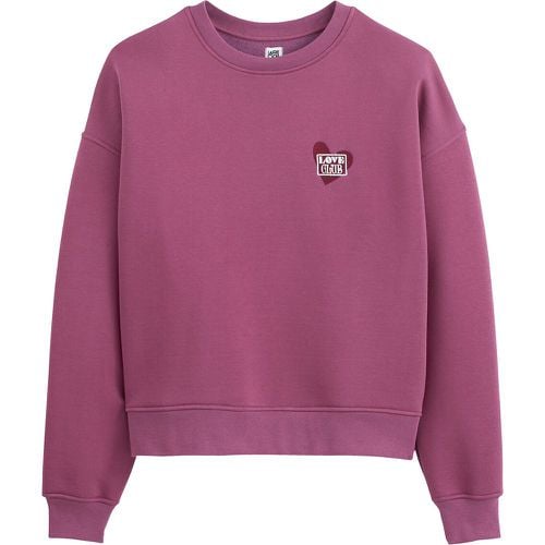 Embroidered Crew Neck Sweatshirt - LA REDOUTE COLLECTIONS - Modalova