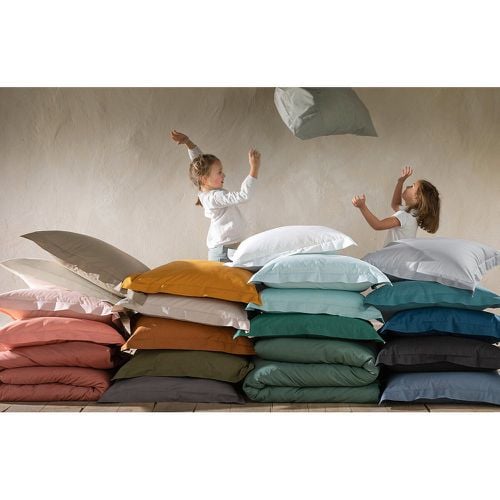 Scenario Plain 100% Cotton Fitted Sheet for Deep Mattresses (32cm) - LA REDOUTE INTERIEURS - Modalova