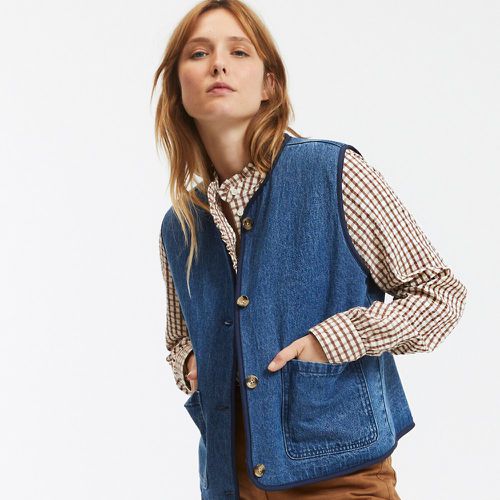 Denim/Sherpa Reversible Gilet - LA REDOUTE COLLECTIONS - Modalova