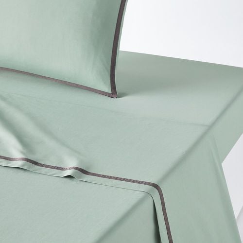 Bolzano Graphic 100% Cotton Percale 200 Thread Count Flat Sheet - LA REDOUTE INTERIEURS - Modalova