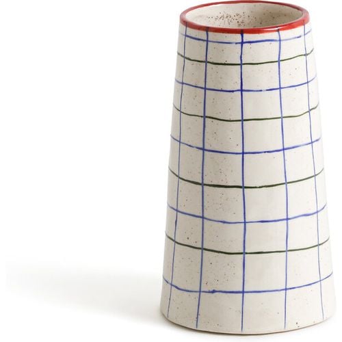 Neios 19cm High Checked Ceramic Vase - LA REDOUTE INTERIEURS - Modalova