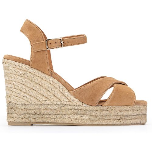 Blaudell Platform Espadrille Wedges in Leather - CASTANER - Modalova