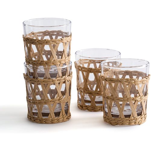 Set of 4 Qualimna Braided Base Glasses - LA REDOUTE INTERIEURS - Modalova