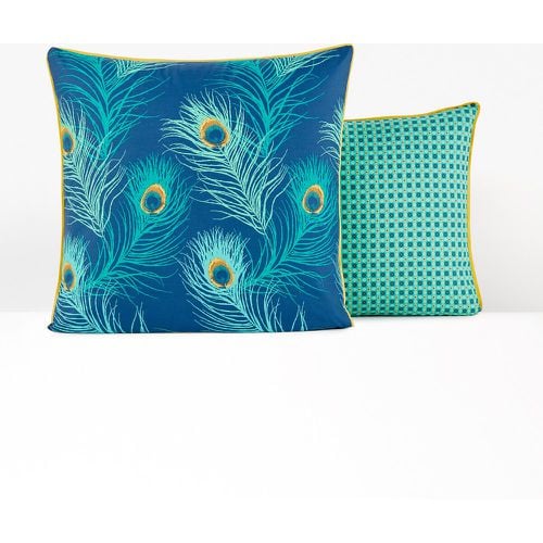 Shakhra Peacock 100% Cotton Percale 180 Thread Count Pillowcase - LA REDOUTE INTERIEURS - Modalova