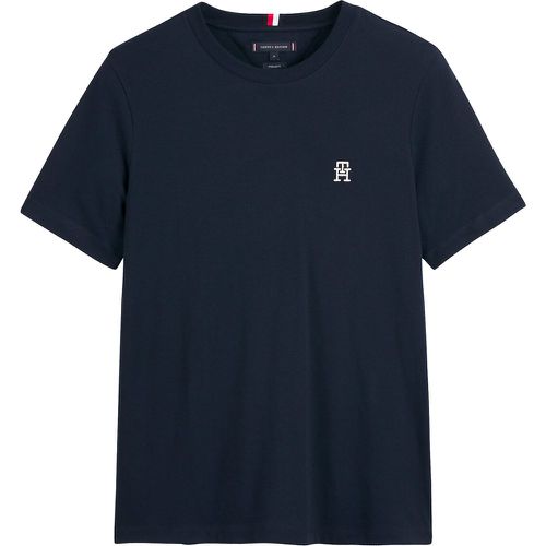 Cotton Monogram Logo T-Shirt with Crew Neck - Tommy Hilfiger - Modalova