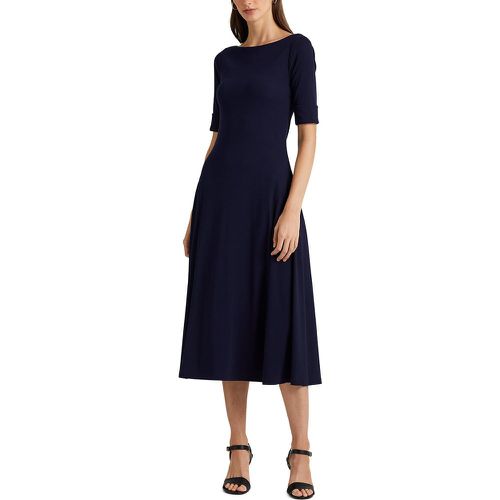 Cotton Midi Skater Dress - Lauren Ralph Lauren - Modalova