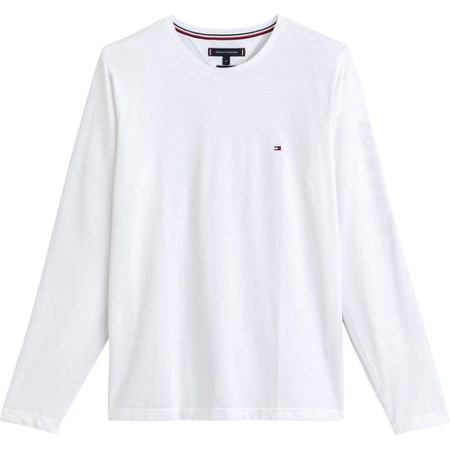 Tommy Logo Cotton T-Shirt with Long Sleeves - Tommy Hilfiger - Modalova