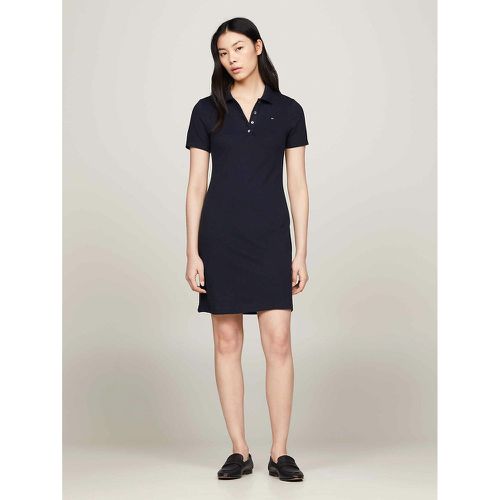 Cotton Polo Mini Dress with Short Sleeves - Tommy Hilfiger - Modalova