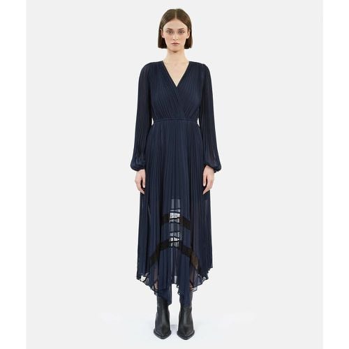 V-Neck Maxi Dress with Long Sleeves - THE KOOPLES - Modalova