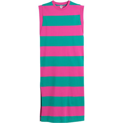 Striped Cotton T-Shirt Dress - LA REDOUTE COLLECTIONS - Modalova