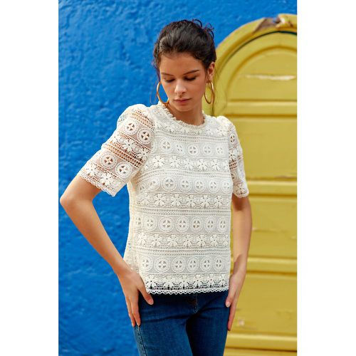 Tilie Lace Blouse with Short Sleeves - LA PETITE ETOILE - Modalova