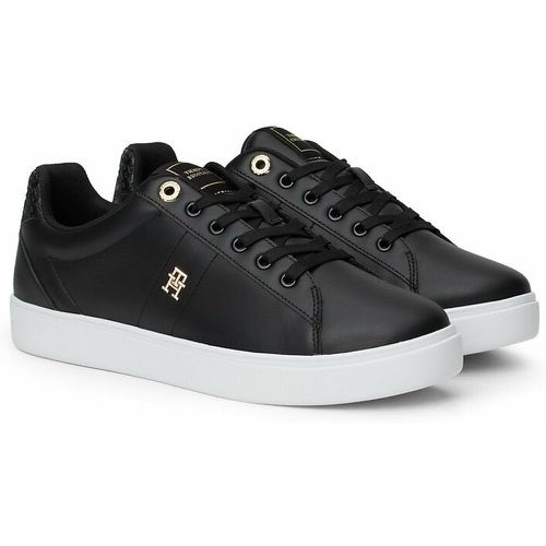 Elevated Essential Monogram Trainers in Leather - Tommy Hilfiger - Modalova