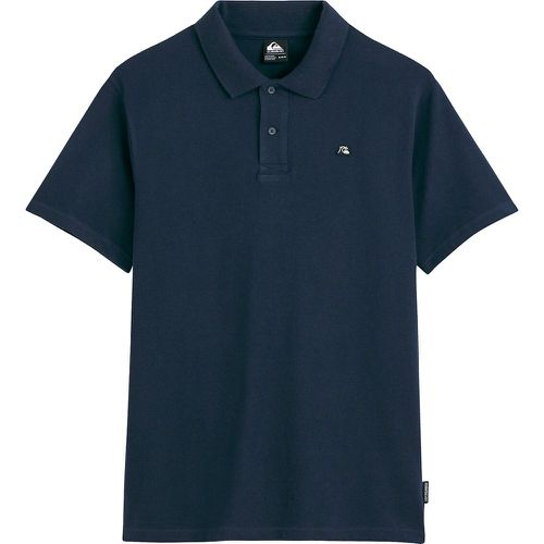 Embroidered Logo Polo Shirt in Organic Cotton with Short Sleeves - Quiksilver - Modalova