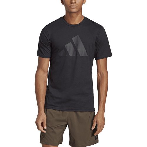 Crew Neck T-Shirt with Short Sleeves - adidas performance - Modalova