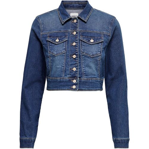 Denim Short Jacket - Only Petite - Modalova