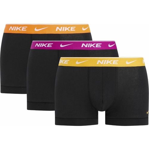 Pack of 3 Signatures Hipsters in Plain Cotton - Nike - Modalova