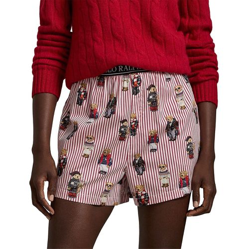 Iconic Bear Pyjama Shorts in Cotton - Polo Ralph Lauren - Modalova