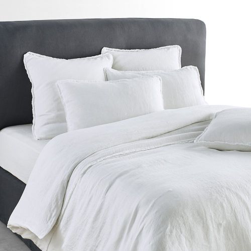 Franja Fringed Washed Linen Blend Duvet Cover - AM.PM - Modalova