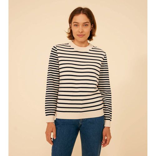 Breton Striped Cotton Jumper - PETIT BATEAU - Modalova