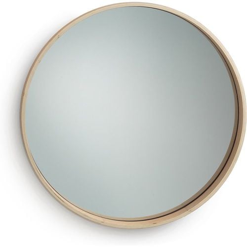 Alaria 59cm Diameter Round Oak Veneer Mirror - LA REDOUTE INTERIEURS - Modalova