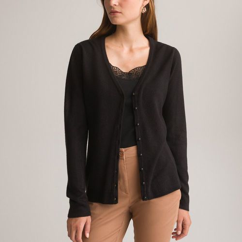 V-Neck Cardigan in Soft Knit - Anne weyburn - Modalova