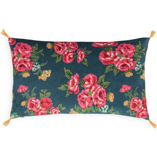 Manoja Floral 100% Cotton Velvet Cushion Cover - AM.PM - Modalova