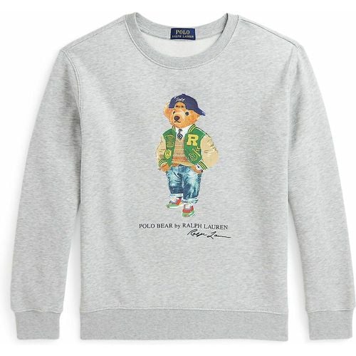 Polo Bear Sweatshirt in Cotton Mix with Crew Neck - Polo Ralph Lauren - Modalova