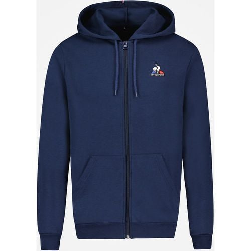 Zip-Up Hoodie in Cotton Blend - Le Coq Sportif - Modalova