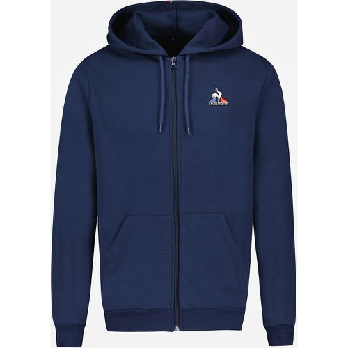 Zip-Up Hoodie in Cotton Blend - Le Coq Sportif - Modalova