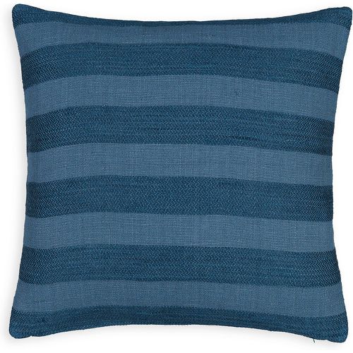 Aloes Striped Tone on Tone 100% Cotton Cushion Cover - LA REDOUTE INTERIEURS - Modalova