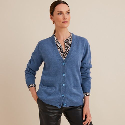 Lambswool Buttoned Cardigan - Anne weyburn - Modalova