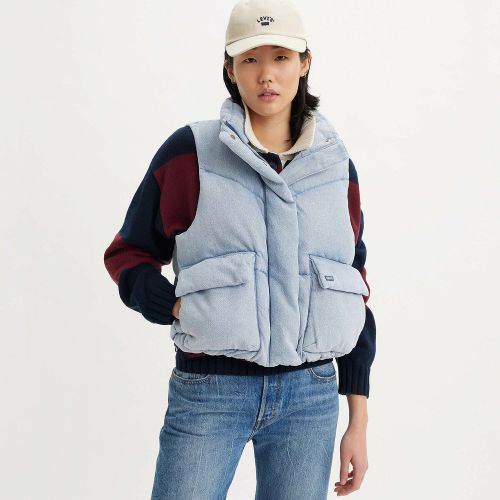 Cotton Padded Gilet with High Neck - Levi's - Modalova