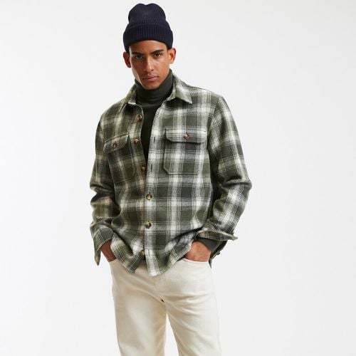 Checked Regular Fit Shirt with Long Sleeves - LA REDOUTE COLLECTIONS - Modalova