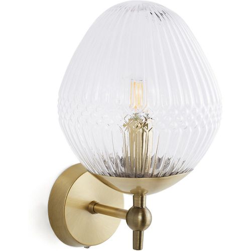 Ari Wall Light in Brass and Ribbed Glass - LA REDOUTE INTERIEURS - Modalova