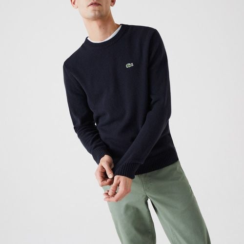 Wool Crew Neck Jumper - Lacoste - Modalova