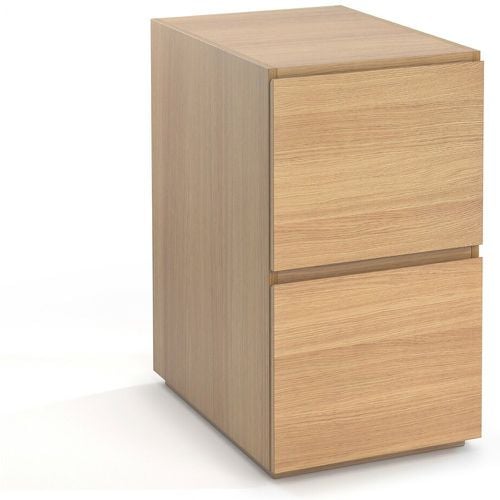 Working Oak Veneer Chest of 2 Drawers - AM.PM - Modalova