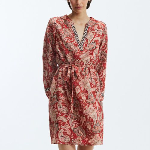 Printed V-Neck Mini Dress - Vero Moda - Modalova