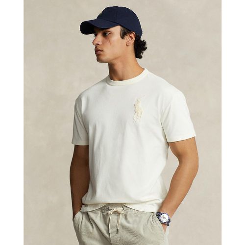 Embroidered Logo Cotton T-Shirt in Regular Fit - Polo Ralph Lauren - Modalova