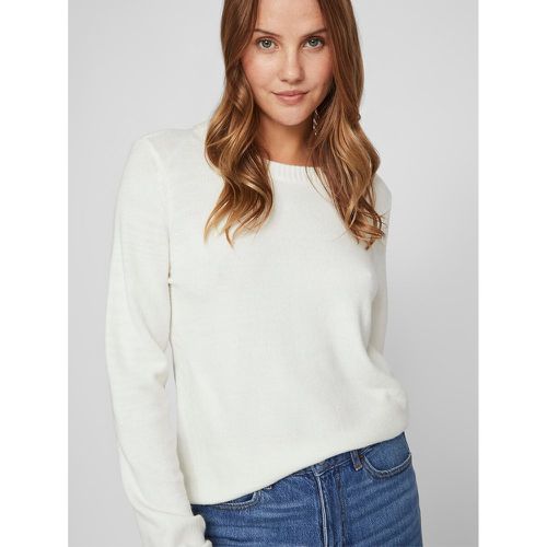 Crew-Neck Jumper in Fine Knit - Vila - Modalova