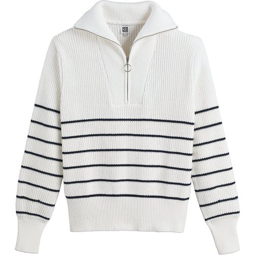 Half Zip Breton Jumper in Cotton - LA REDOUTE COLLECTIONS - Modalova