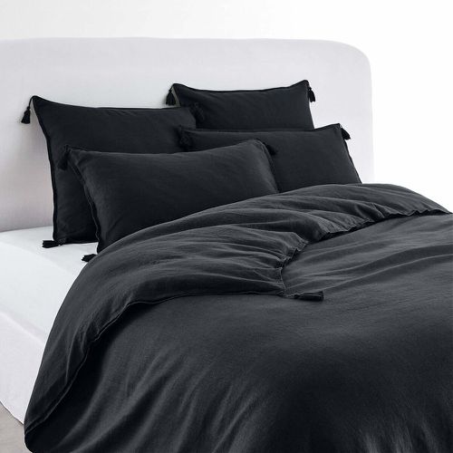 Carly Tassel 100% Washed Linen Duvet Cover - AM.PM - Modalova