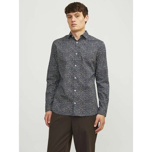 Printed Cotton Shirt with Long Sleeves - jack & jones - Modalova