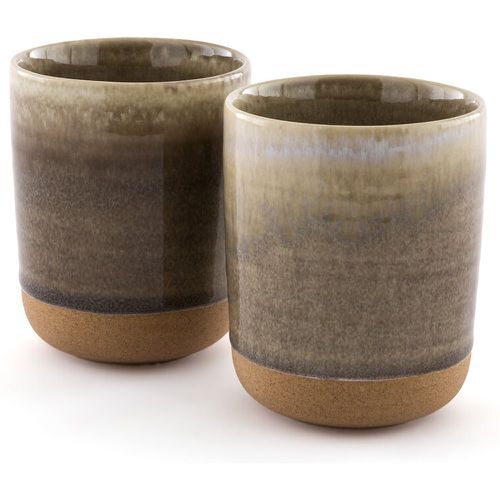 Set of 2 Bisceto Reactive Enamel Stoneware Mugs - LA REDOUTE INTERIEURS - Modalova