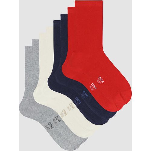 Pack of 4 Crew Socks in Cotton Mix - Dim - Modalova