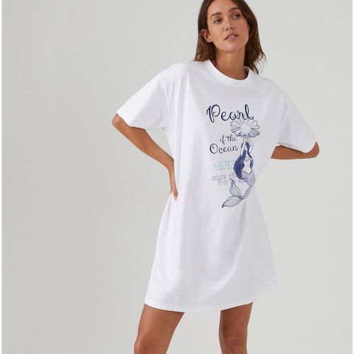 Cotton Short Sleeve Nightshirt - LA REDOUTE COLLECTIONS - Modalova