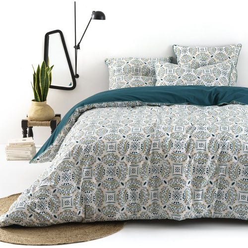 Keyiah Tile Print 100% Cotton Duvet Cover - LA REDOUTE INTERIEURS - Modalova