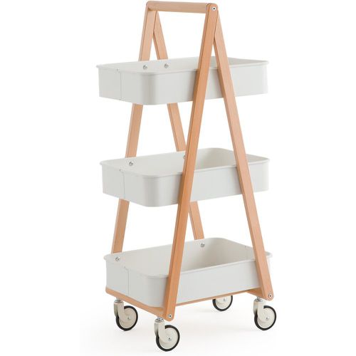 Osmen 3-Tier Beech & Metal Dessert Trolley - LA REDOUTE INTERIEURS - Modalova