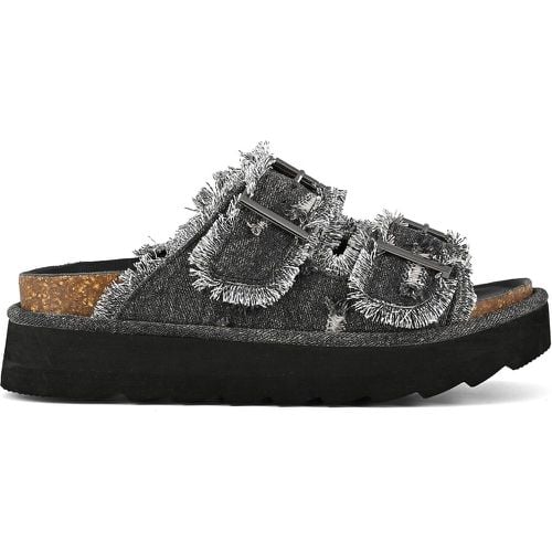 Stormy Canvas Platform Mules - COLORS OF CALIFORNIA - Modalova